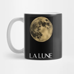 La lune - jet black golden Mug